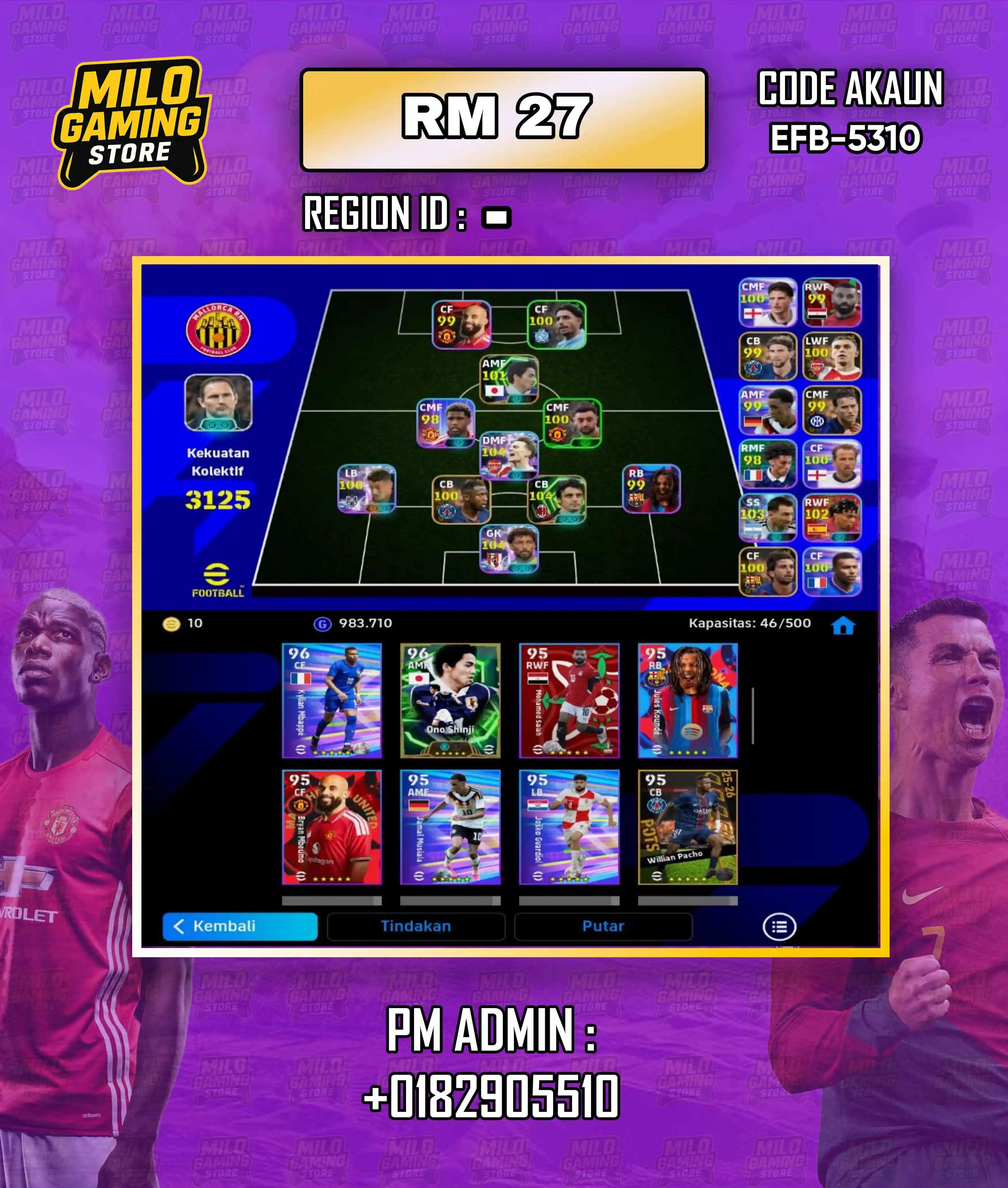KYLIAN MBAPPE 96 | EFB5310