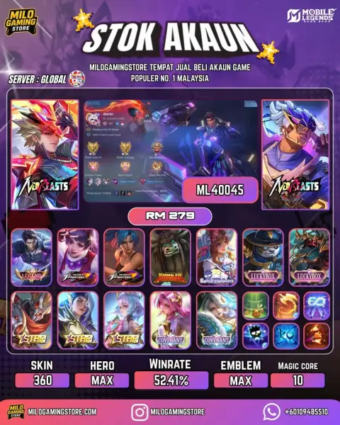 Mobile Legends | ML40045 | 360 Skin